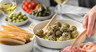 Boulettes de chèvre citronnées et dukkah aux épices Fumées